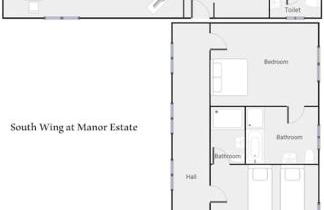 Manor Estate - Two Accommodation Wings - Sleeps 14 - Foto 41