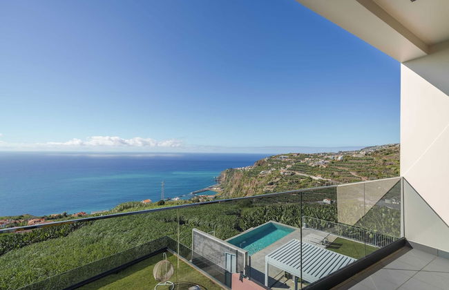 With Pool and Superb sea View - Villa Candelária - Foto 68