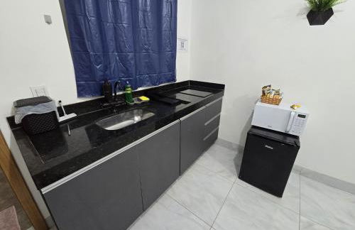 Flat completo 7 com ar condicionado e local calmo e tranquilo - Foto 13