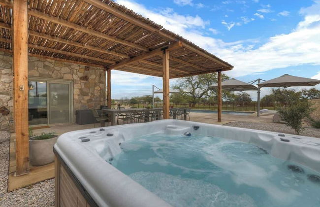 Grasslands Pool Hot Tub Hill Country Views - Foto 43