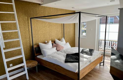 Muggelhuus das Loft mit Elbdeichblick im Alten Land und mit Wallbox - Photo 3