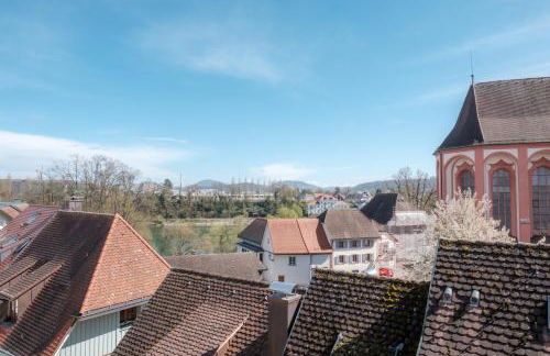 NEU Deluxe Suite Münsterblick, Maisonette, Kingsize Bett, Küche, Netflix, Aussicht, E-Kamin - Foto 47