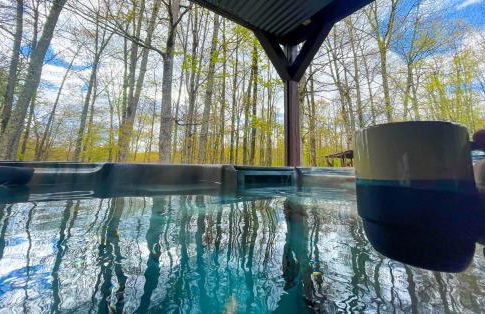 Massive Log Chalet with Hot Tub - Foto 27