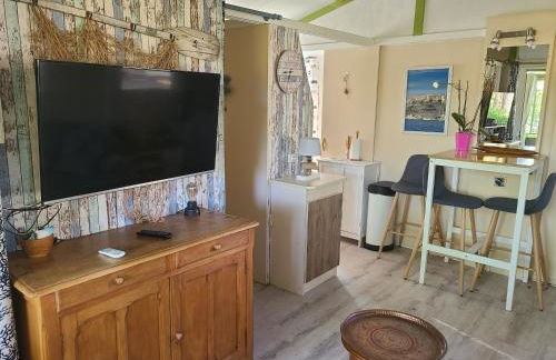 Chalet en bois climatisé À 300 m de la plage Marina di Sorbo 6 personnes - Foto 16