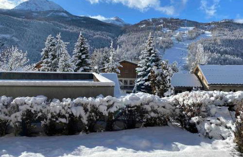 Appartement 4 pers grande terrasse vue pistes ski - Photo 1