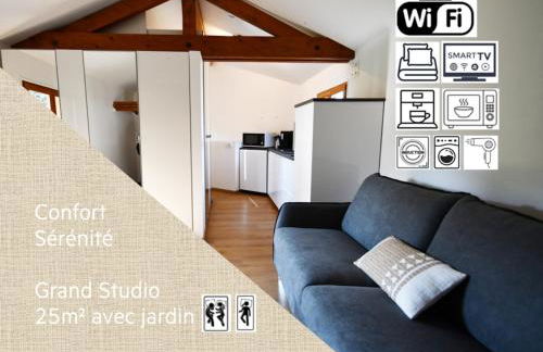 Studio * Confort * Sérénité * La halte du Pèlerin - Foto 1