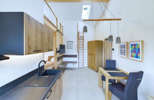 Ferienwohnung, 1-Zimmer, 1-3 Personen, 31 qm, mit Balkon, in ruhige Lage, direkt an der Aach - Photo 14