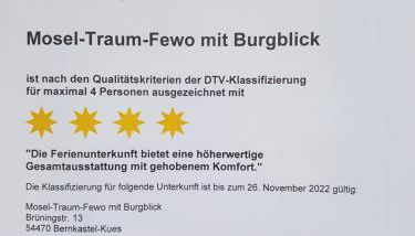 Moseltraum-Fewo mit Klimaanlage-Burgblick und Balkon - Foto 4