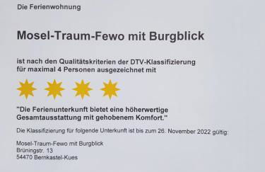 Moseltraum-Fewo mit Klimaanlage-Burgblick und Balkon - Foto 4