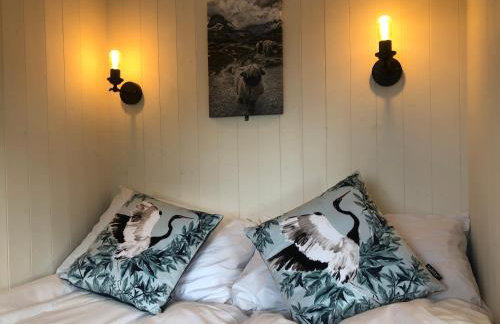 Cosy Shepherds Hut, heating, Hot Tub, WiFi and magnificent view - Foto 43