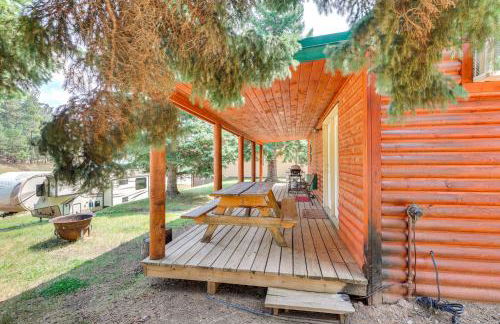 Deadwood Wolf Cabin with Fire Pit and Grill - Foto 19