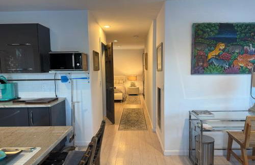 One bedroom with modern kitchen, balcony with water view - Foto 13