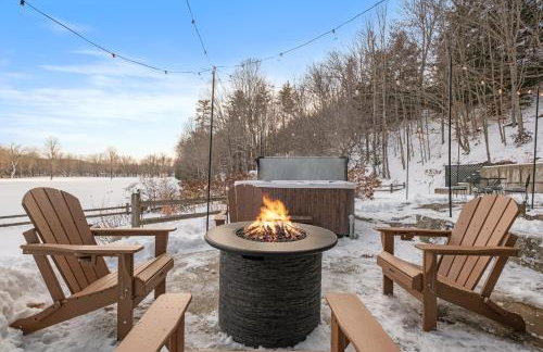 RiverNest - 1700 feet of Private Frontage on the Pemi River - 25 Acres, Sleeps 16, Close to Golf, Skiing, Hiking - Foto 51