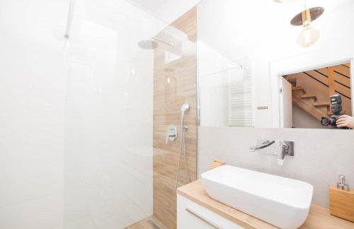 Mrągowo dwupoziomowy Apartament Indygo 85m2 z widokiem na jezioro - Foto 27