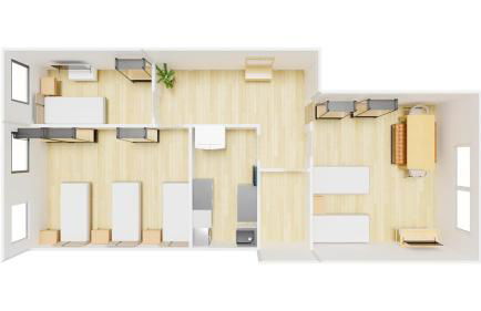 Berner Bude 1, 3SZ, 6P, TV, Wi-Fi - Foto 16