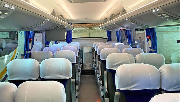 All'interno del veicolo