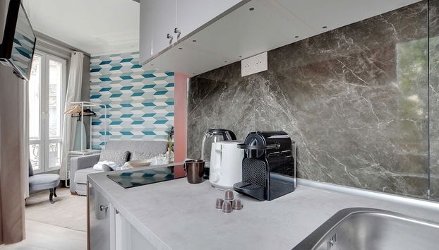 Serein Studio -2p- Porte Saint-martin - Foto 4, Cocina privada