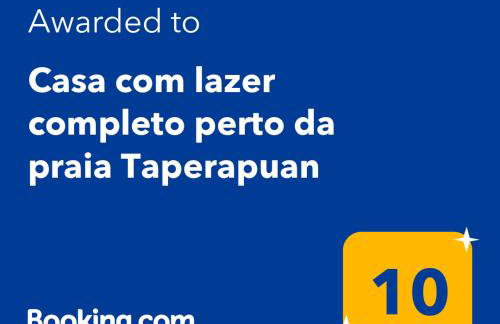 Casa com lazer completo perto da praia Taperapuan - Foto 2