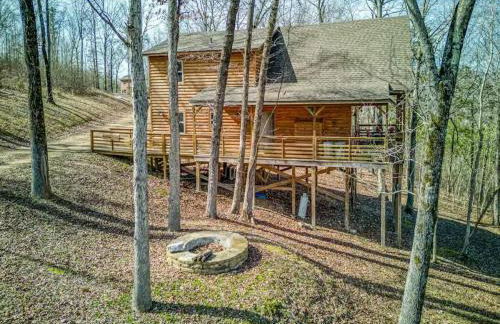 Cabin 3 Mtn View Cabin Near River with Hot Tub and Fire Pit - Foto 14