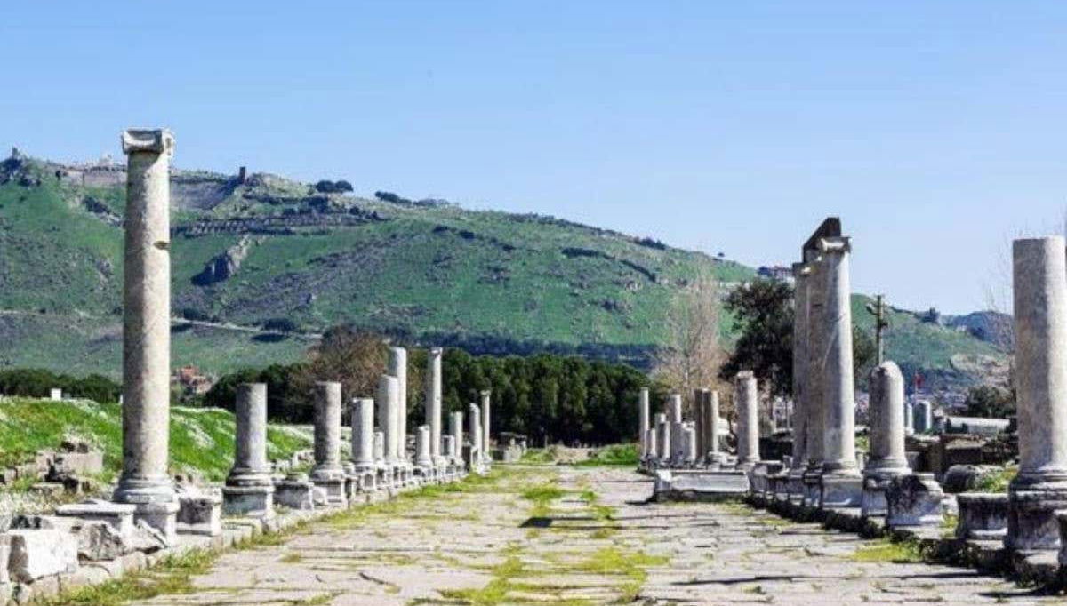 Le rovine dell'Asclepeion di Pergamo
