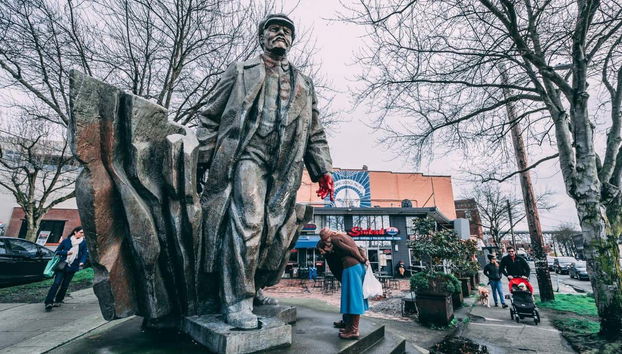 Escultura a Lenin en Seattle