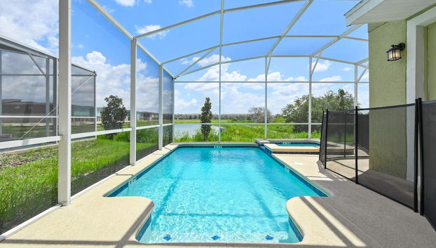 Championsgate 5br Lakeview Home Pool Spa Disney - Foto 2, Imagen principal