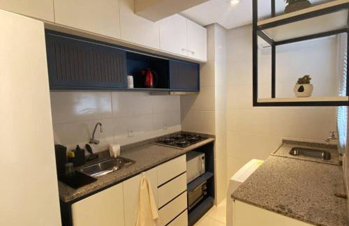 Studio central completo! Garagem coberta para carros médios Sem elevador - Foto 11