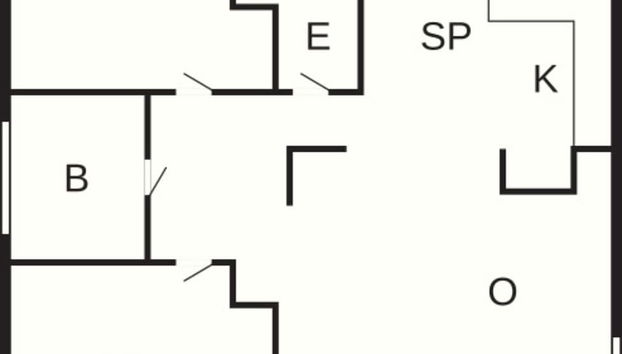 6 Person Holiday Home in Karrebaeksminde - Foto 2, Plano