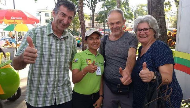 Desfrutando do tour de 4x4