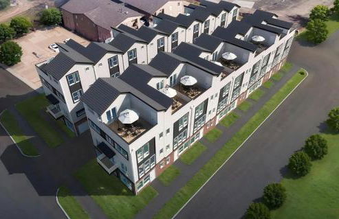 New Modern Dallas Skyline Rooftop Firepit and a Garage - Foto 8