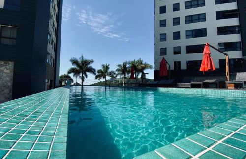 The Green Hill Apartamento na Praia Brava com Piscinas Playground e Academia - Foto 7