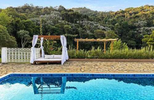 Sítio com Churrasqueira, Piscina, Lago e Natureza - Foto 55