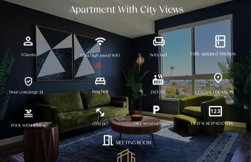 Modern 1BR Apartment with Pool, Hot Tub and Gym Access 10mins to Universal Studios - Foto 40