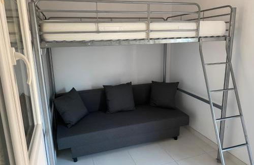 Appart 2ème ligne vue mer, 2 chambres, clim, internet, parking - Foto 13