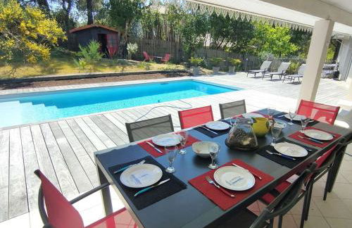 Villa spacieuse avec piscine chauffée, jardin et terrasse à Petit-Piquey - FR-1-736-9 - Photo 10