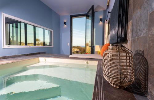 Villa Ponant 5 étoiles à Doëlan, piscine face mer - Foto 13