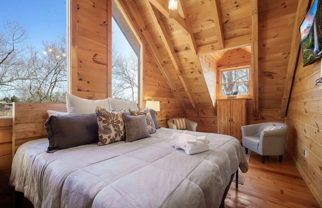 Spacious Luxury Lake Blue Ridge Forest Cabin an spa - Foto 24