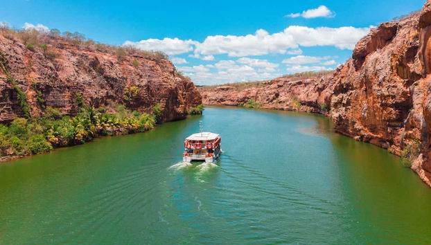 Contemplando los cañones del río San Francisco