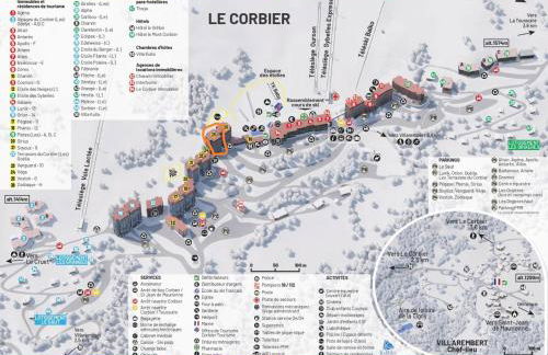 Corbier centre Vostok 32m2 balcon Sud vue pistes Classé Tourisme - Foto 20