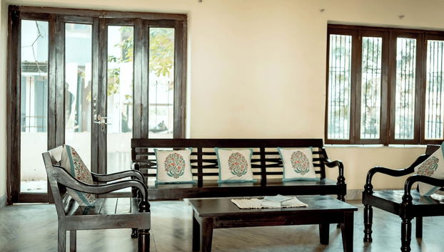 Zona de estar del vestíbulo