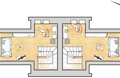 Fachwerkhäuser Seedorf - Haushälfte "Sophie Charlott" mit Kamin und Terrasse - Foto 36