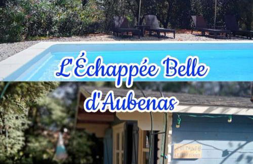 Chalet Le Petit olivier , gite l Echapée Belle Aubenas - Foto 1