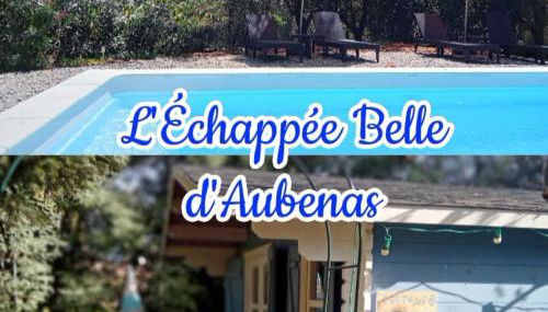 Chalet Le Petit olivier , gite l Echapée Belle Aubenas - Foto 1