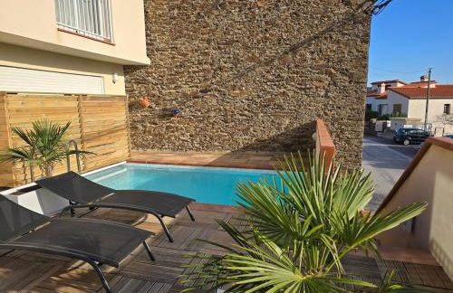 Piscine chauffée privative au Nid de Paulilles - Foto 3