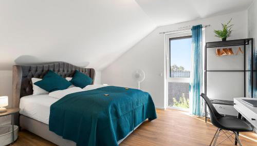 Lit Living Deluxe Apartments Wörth - Parking - Box Spring - BBQ - Balcony - Foto 4