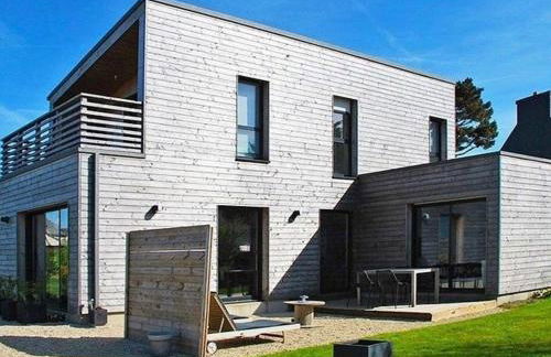 Villa bois à 500m plage avec jardin clos, WIFI et parking - Ile Grande - FR-1-368-215 - Foto 1