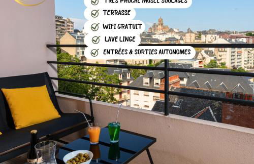 Cocon, vue Rodez, terrasse, box, musée Soulages - Photo 1