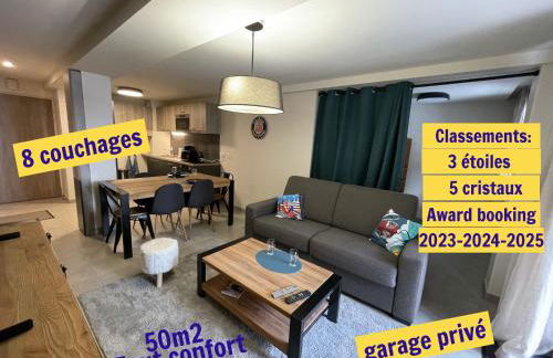 ARC 1800 Appartement 6-8 pers,5 cristaux, avec garage - Foto 1