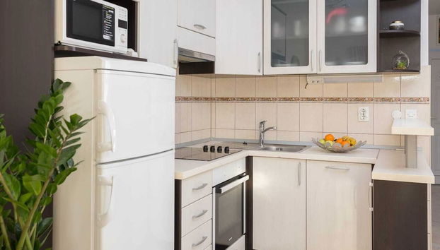 Lavica seaside apartments - Foto 4, Cocina privada