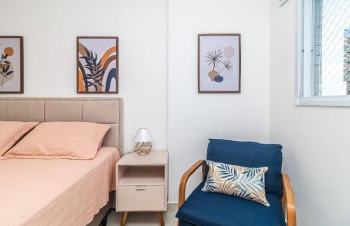 Apartamento Aconchegante e Elegante com Ar-Condicionado, Piscina, Garagem e Varanda Gourmet a 3 min da Praia - Photo 16